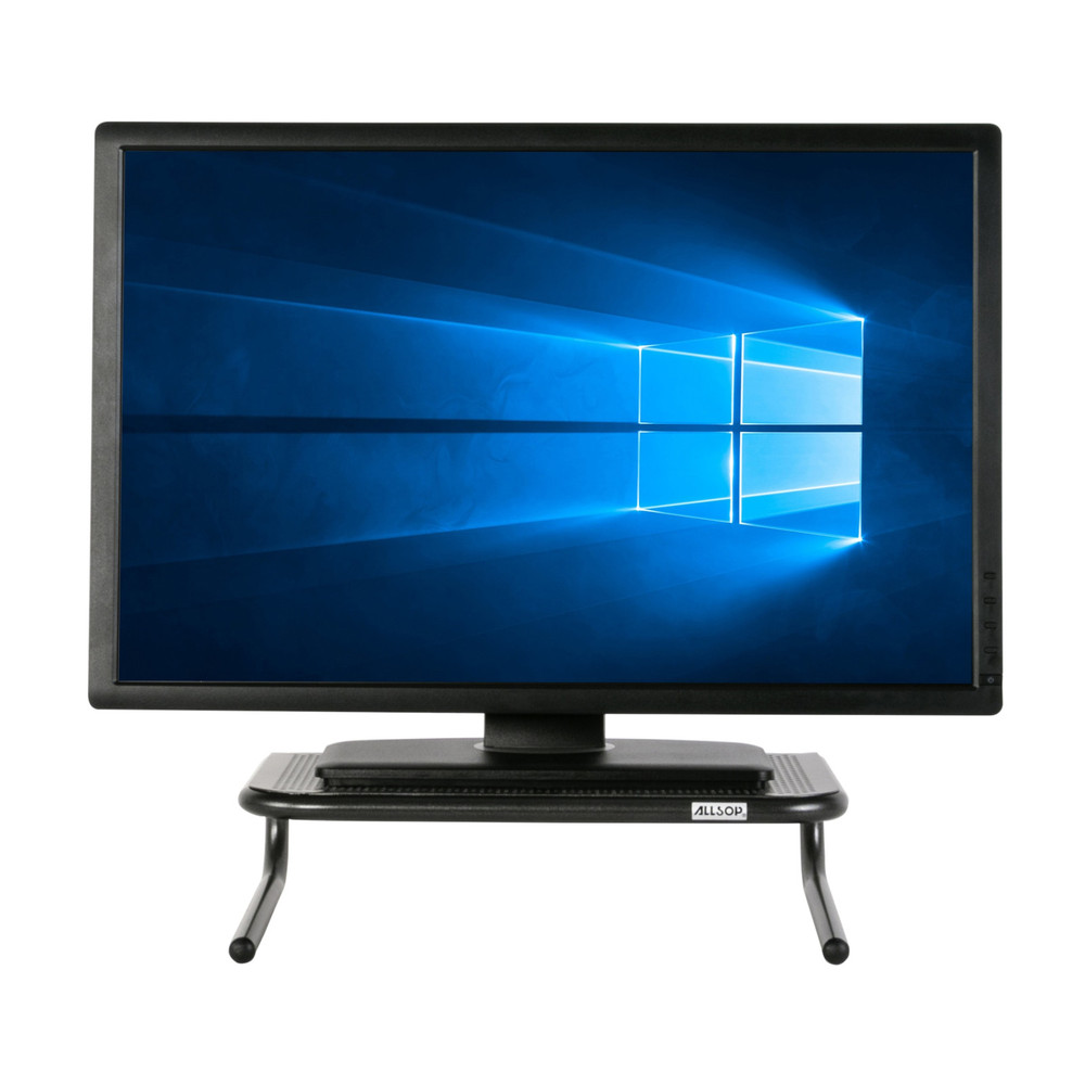 Allsop Jr Model Monitor/Printer Stand in Pearl Black