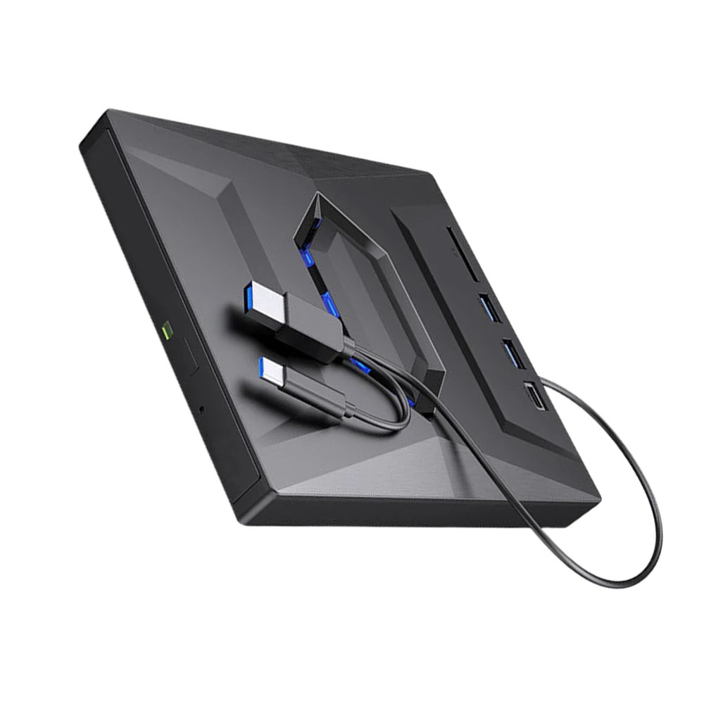 High-Speed External CD/DVD Drive with USB 3.0 for Windows PCs