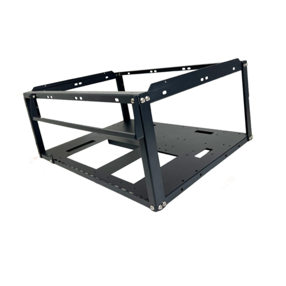 Stylish Steel DIY Gaming Computer Case with Easy Installation