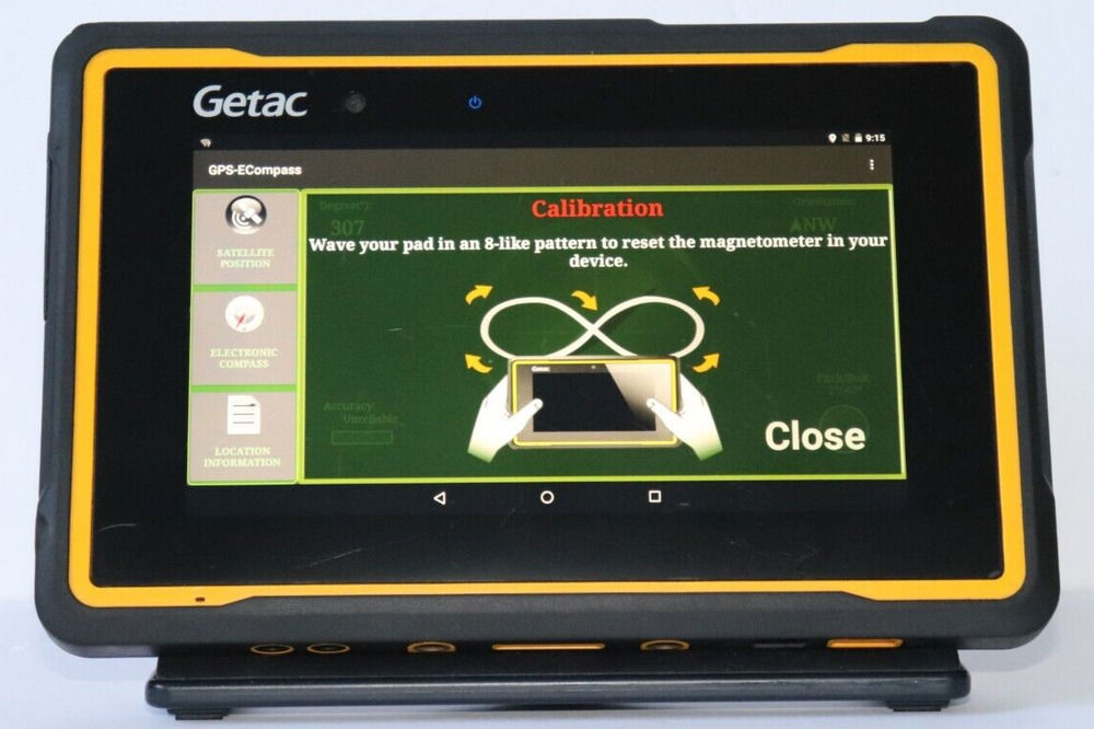 GETAC ZX70 Rugged-IP67 Tablet with Quad-Core HD Graphics, 7-Inch Touchscreen, GPS, Android