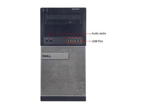 Dell OptiPlex Tower Desktop with 256GB SSD, Intel Core i5, 4GB RAM, Windows 10 Pro