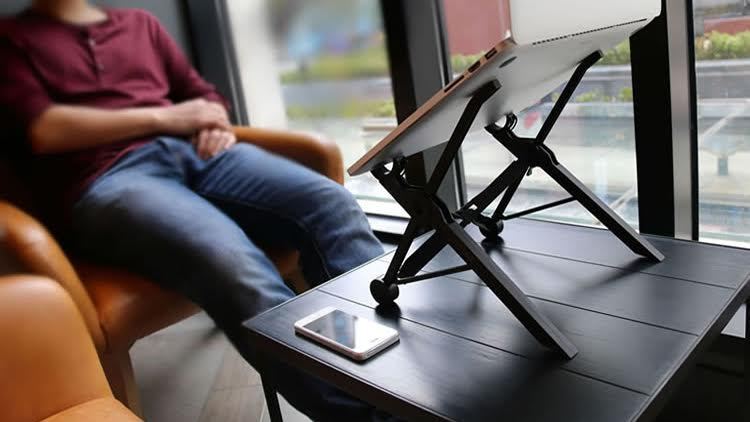 Nexstand K2 Laptop Stand - Portable, Height Adjustable, Folding for MacBook and Notebooks