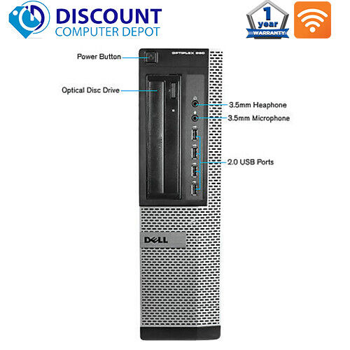 Dell Optiplex Desktop PC with Core i5, 8GB RAM, 256GB SSD