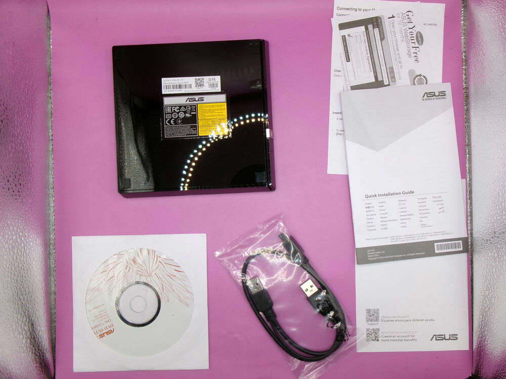 ASUS SDRW-08D2S-U External Slim 8X DVD-RW Optical Drive