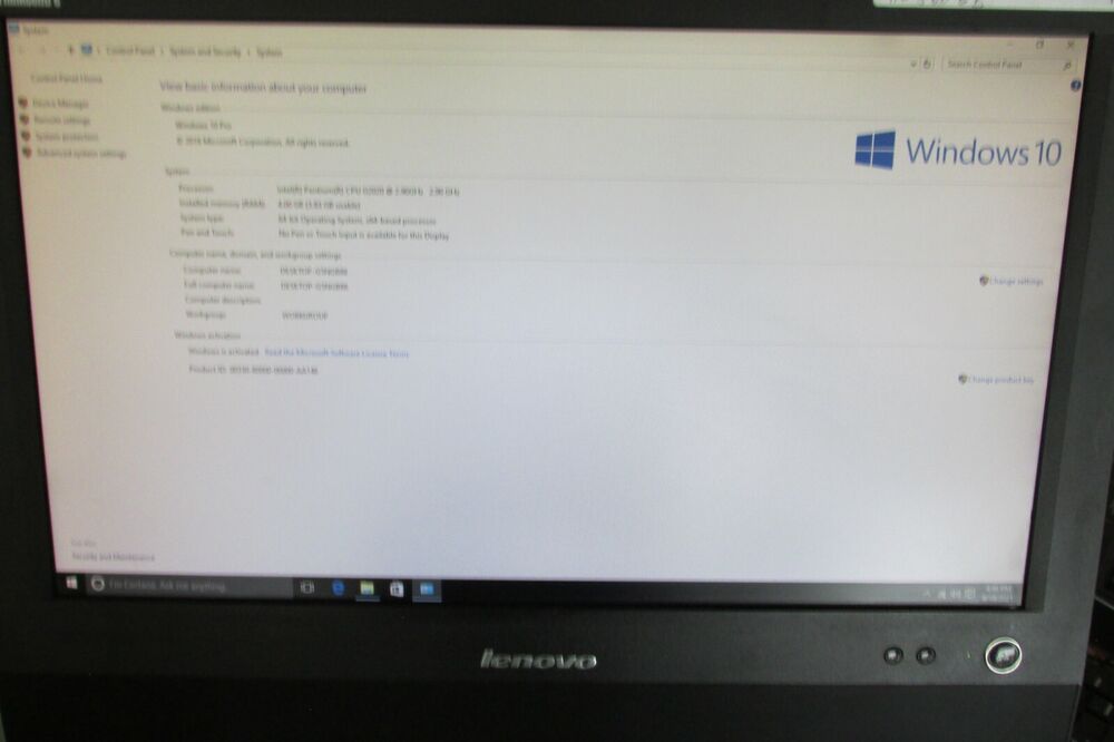 Lenovo M72Z All-In-One Computer with 20" LCD, 2.9GHz, 4GB RAM, 500GB HDD