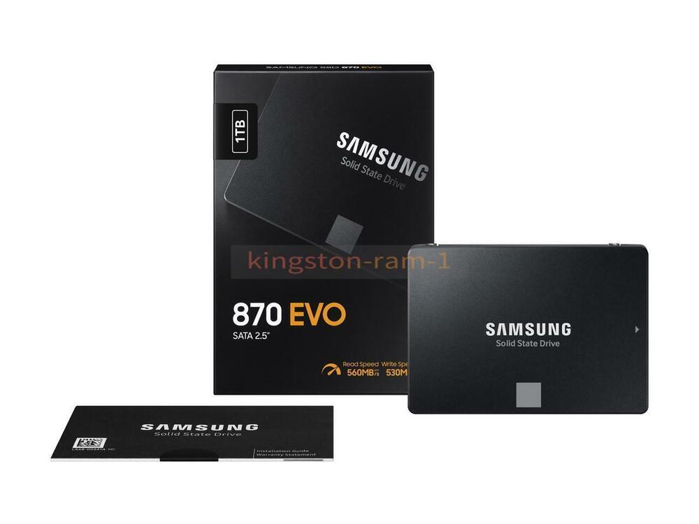 Samsung 2.5 Inch SATA III SSD 870 EVO - High-Capacity Storage Solutions