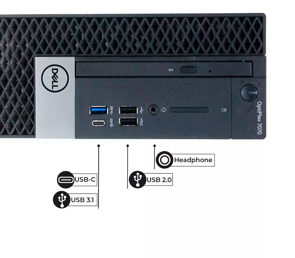 Dell OptiPlex Business Desktop Bundle with Intel i5-9500, RAM Options, SSD Storage, and Monitor