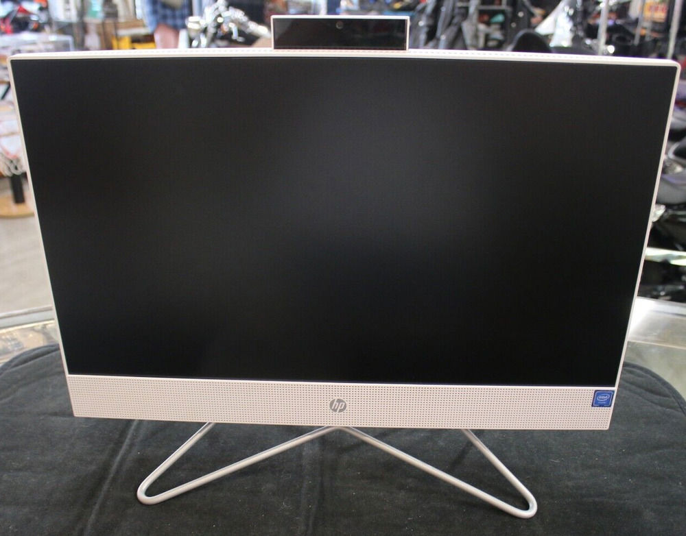 HP All-in-One 22-DF0003w Desktop Computer with 3.20GHz, 4GB RAM, 256GB SSD, Windows 11 Home
