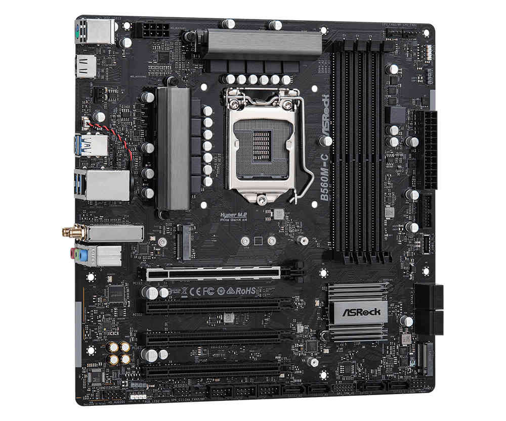ASRock B560M-C MATX DDR4 WiFi Motherboard - New, No Original Box