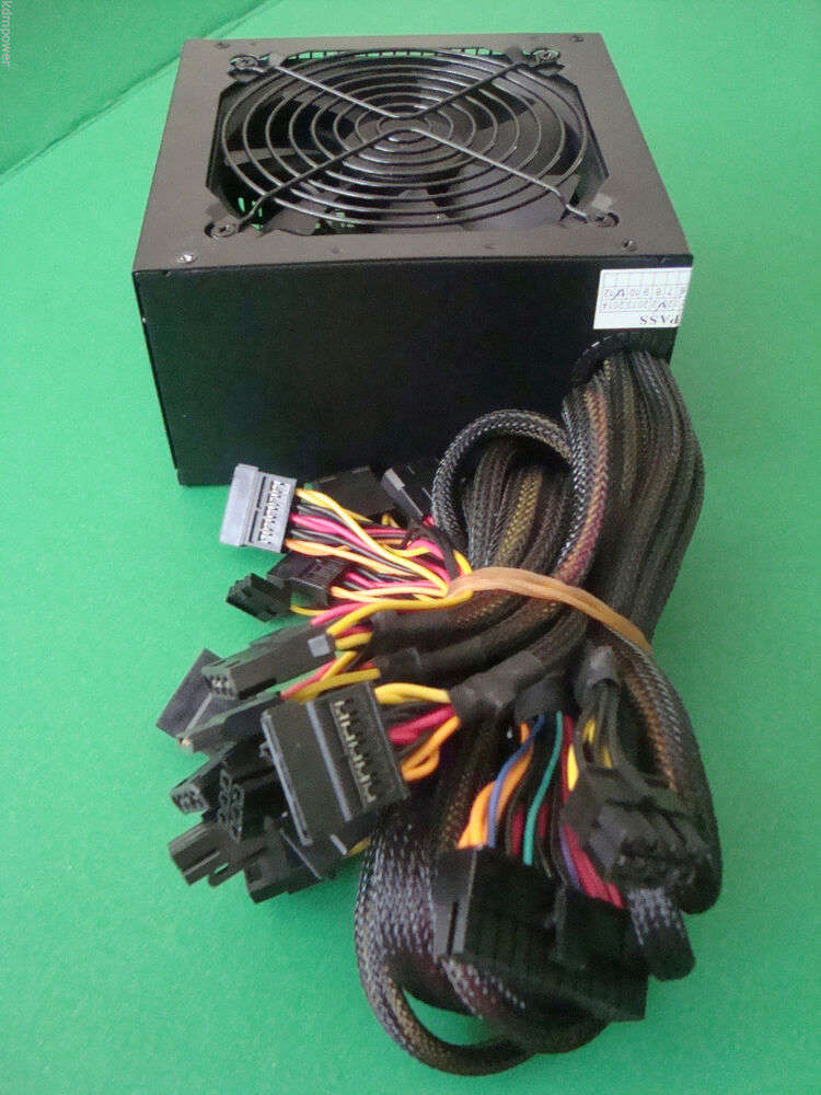 1000W Blue LED Fan Silent ATX Power Supply PSU SATA
