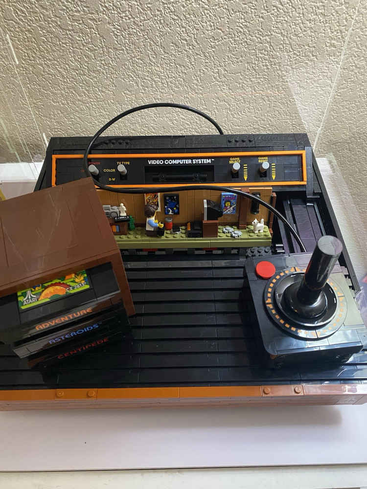 Lego Icons 10306 Atari 2600 Video Computer System Set - Retro Gaming Nostalgia