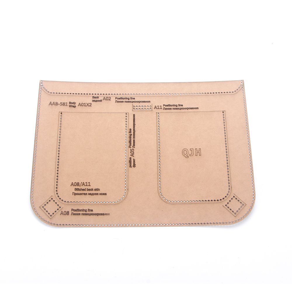 Premium Leather One Shoulder Messenger Bag Pattern
