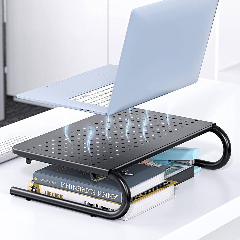 Elevate Your Workspace with the Vented Monitor Stand Riser