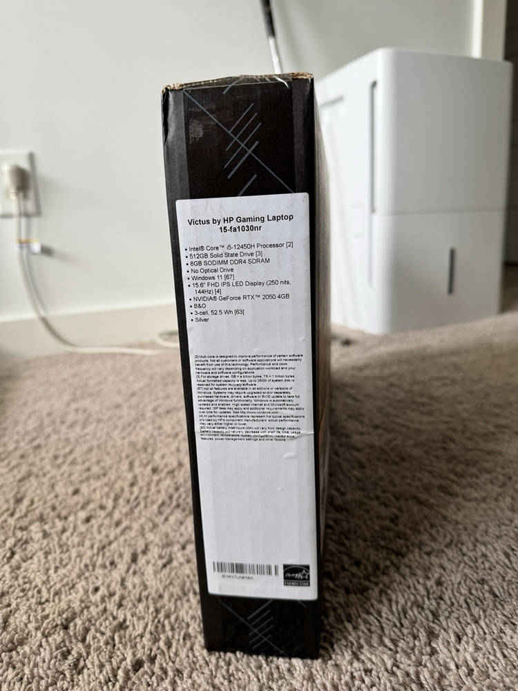 HP Victus 15.6" 144Hz Gaming Laptop - Brand New Factory Sealed