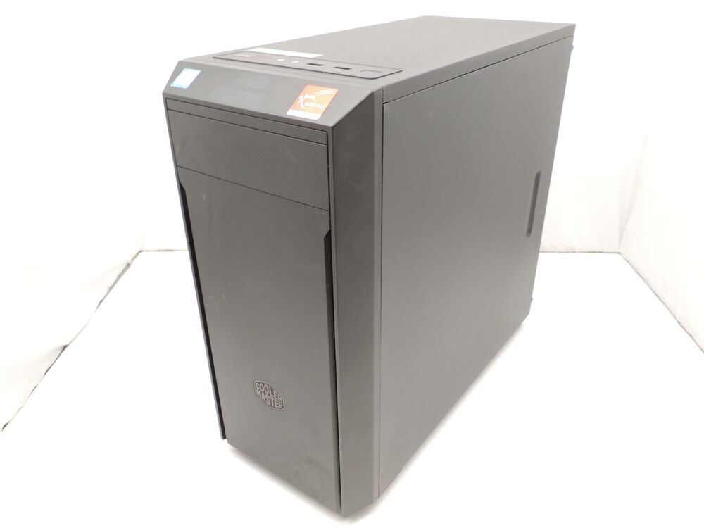 Cooler Master microATX Computer Tower Case with 1 Fan