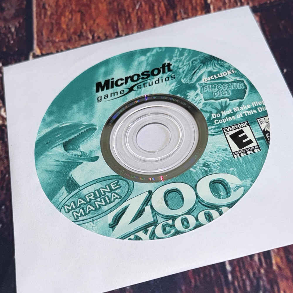 Zoo Tycoon Complete Collection - Marine Mania PC Game CD