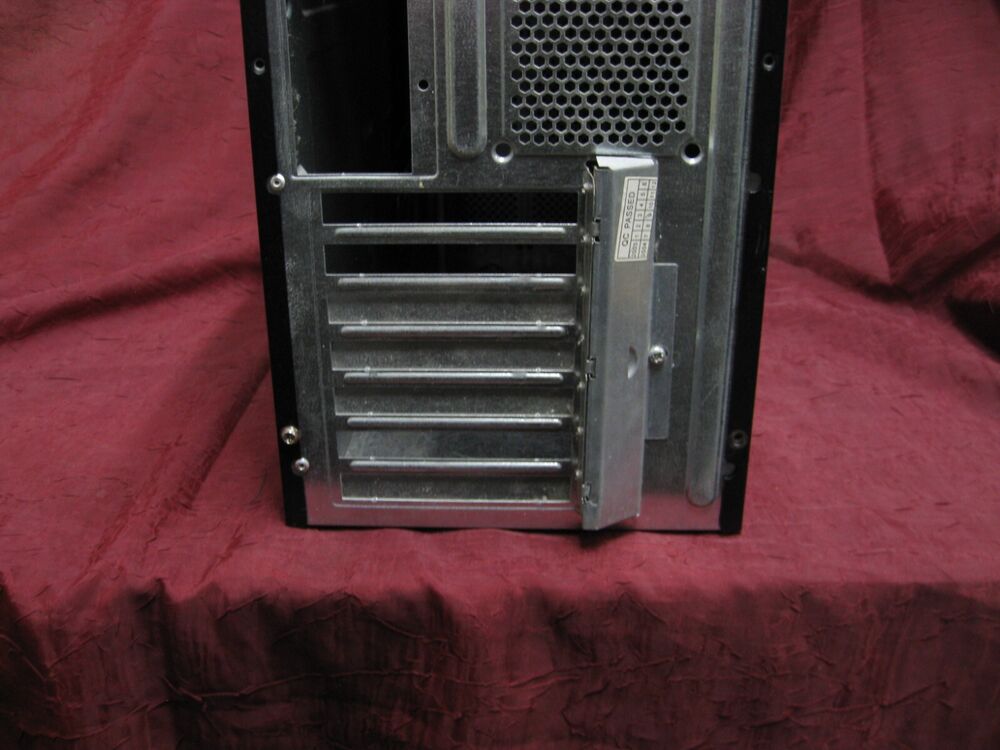 Retro Black DIY Gaming PC Case - 2000s Style