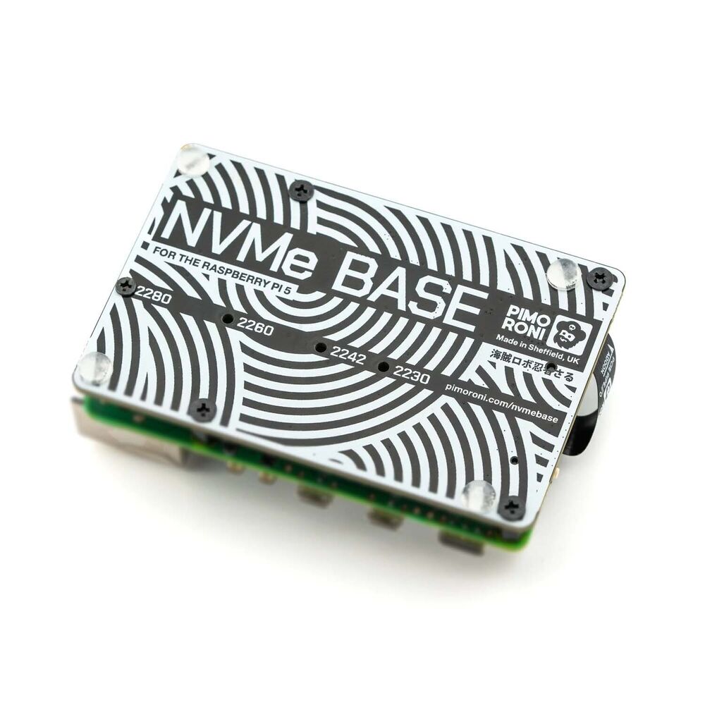 Pimoroni Raspberry Pi 5 M.2 HAT NVMe PCIe Extension Board - PIM699