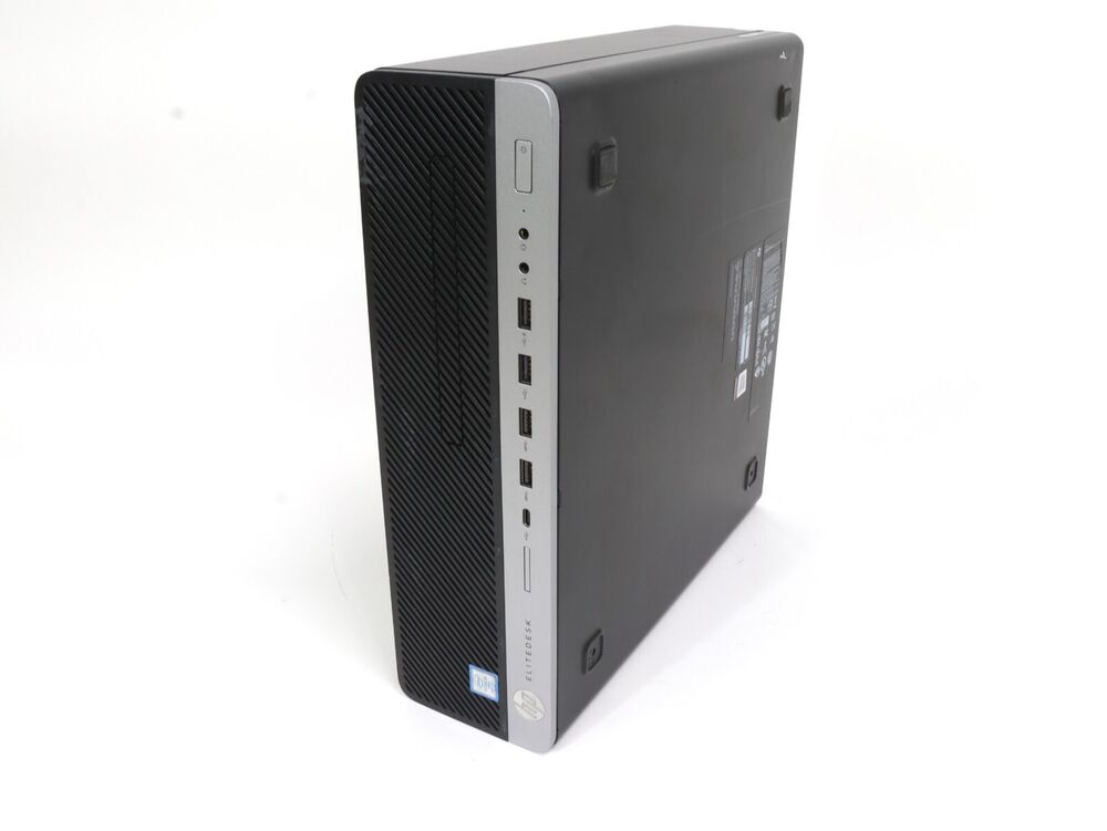 HP EliteDesk 800 G4 SFF Desktop PC with Intel Core i7-8700, 16GB RAM, 256GB SSD, Windows 11
