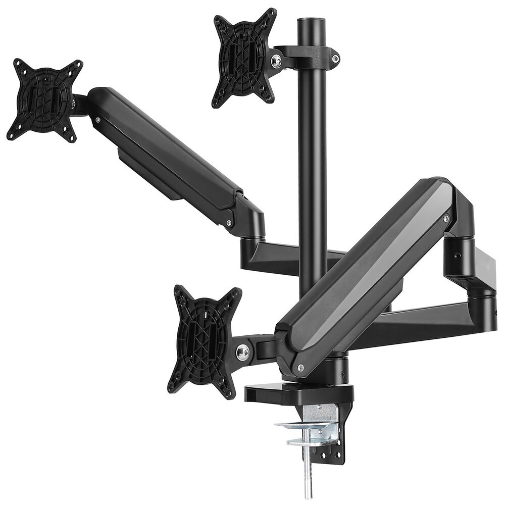 VEVOR Triple Monitor Desk Mount Stand for 13-27 Inch Screens