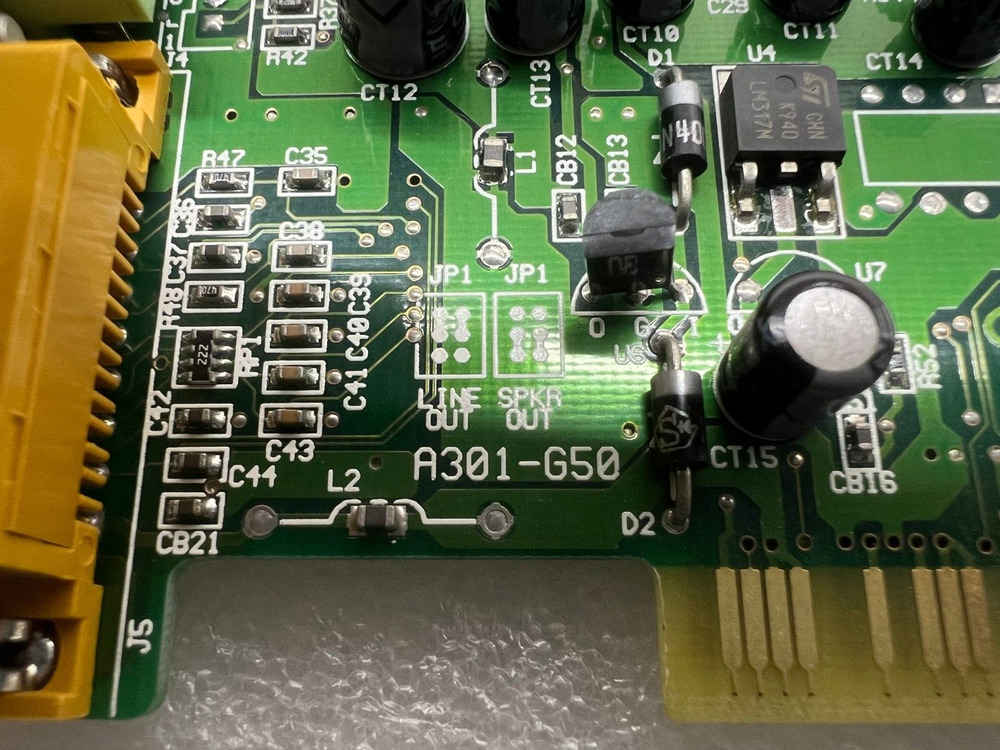 Yamaha XG A301-G50 PCI Sound Card - High-Quality Audio Solution