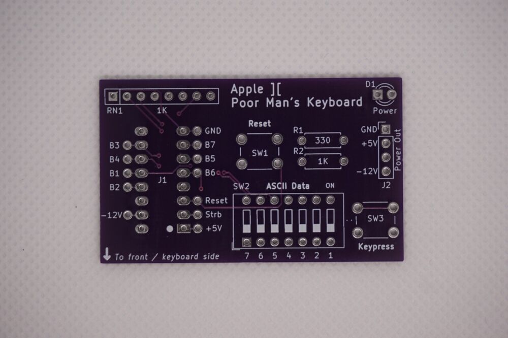 Affordable DIY Keyboard Kit for Apple 2 Enthusiasts