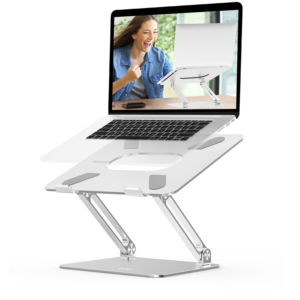 Ergonomic Aluminum Laptop Stand with Adjustable Height