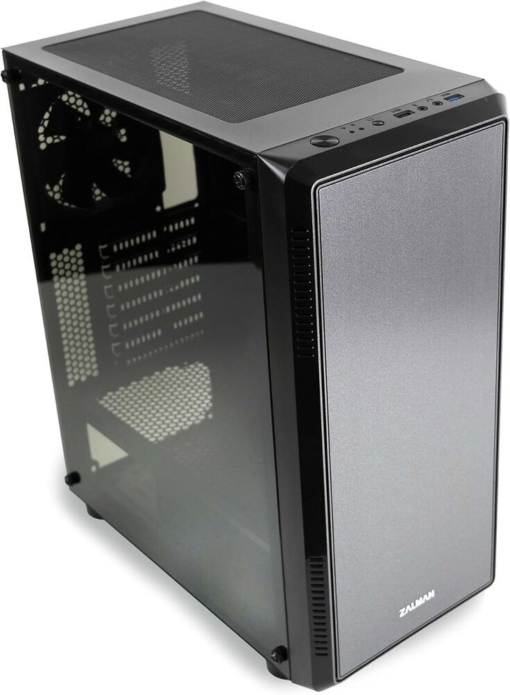 S4 Mid-Tower ATX PC Case with Acrylic Tinted Side Panel