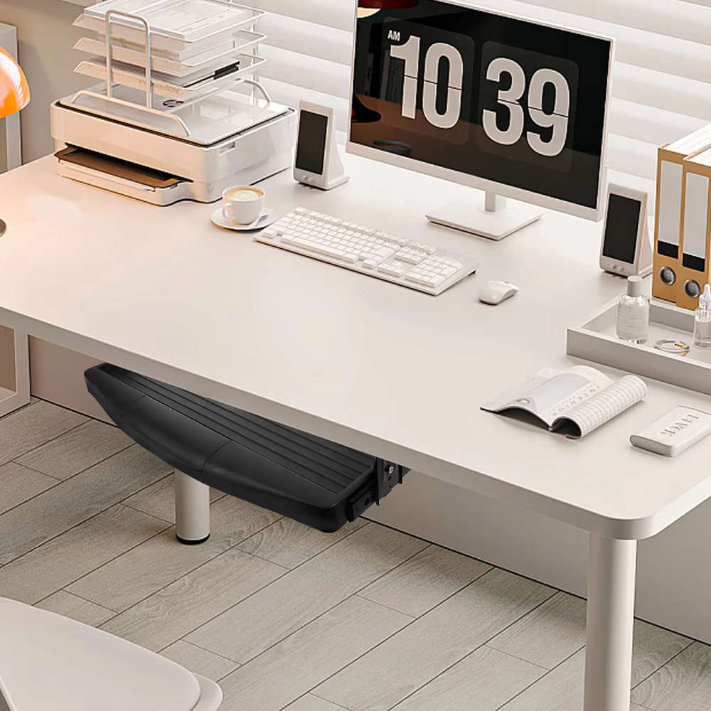 Ergonomic Under Desk Keyboard Stand with Slide-Out Piano Drawer