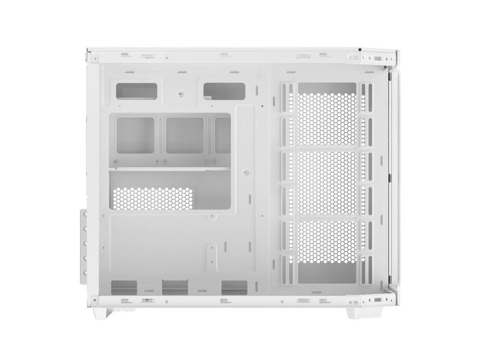 Sama 2771 White Tempered Glass Micro-ATX Gaming Case with Dual USB 3.0