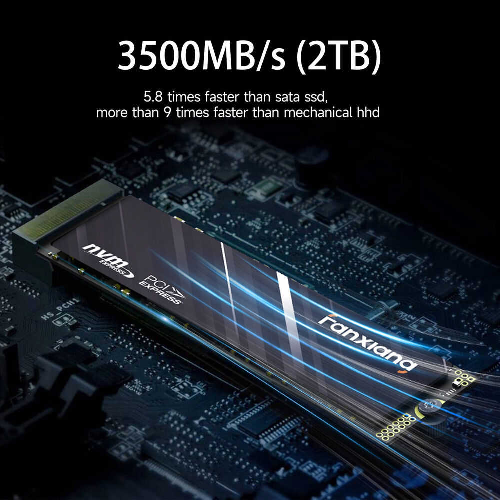 Fanxiang 4TB M.2 NVMe SSD PCIe Gen 3 X4 High-Speed Internal Storage Drive
