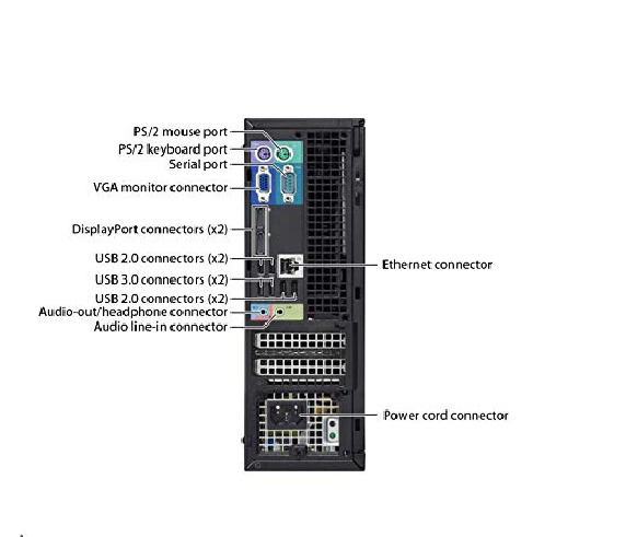 Windows 11 Dell i3 Desktop PC with 16GB RAM, 1TB HDD, 20" LCD, WiFi - Office 2021