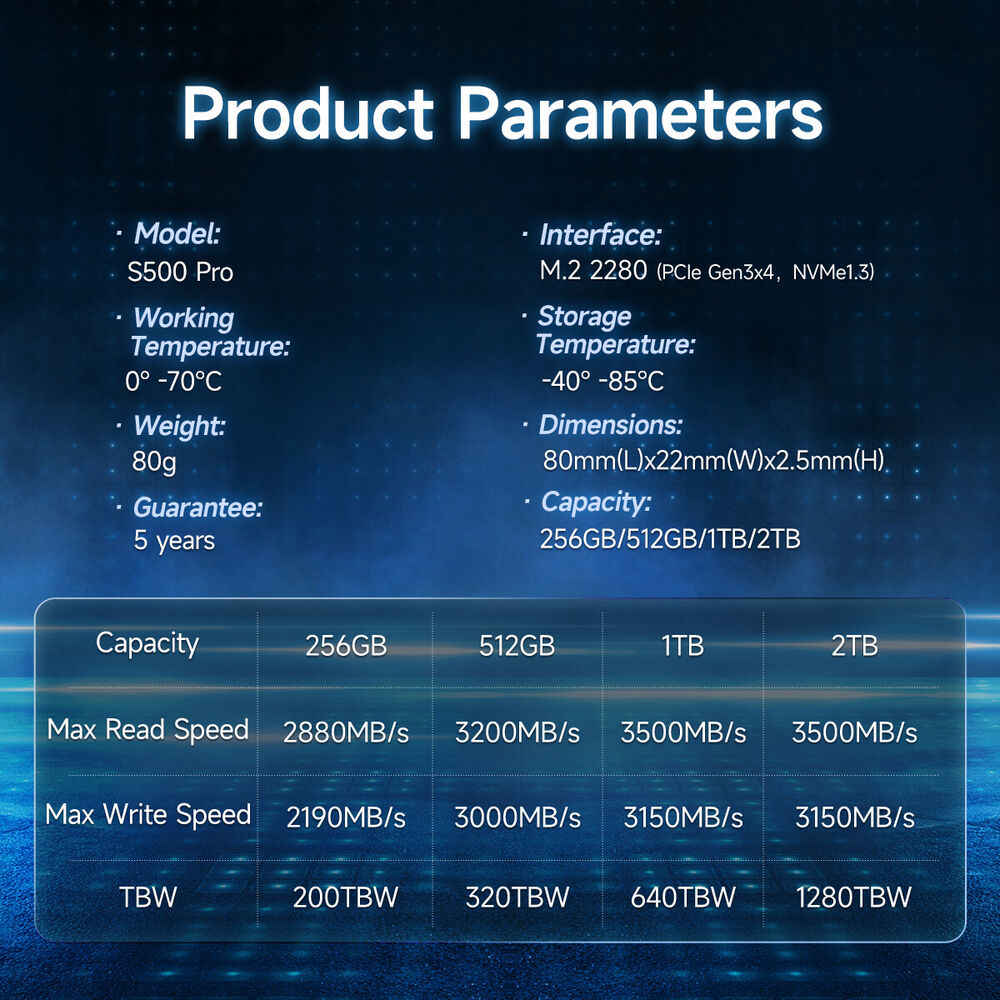 Fanxiang 512GB M.2 NVMe SSD - High-Speed TLC Internal Storage