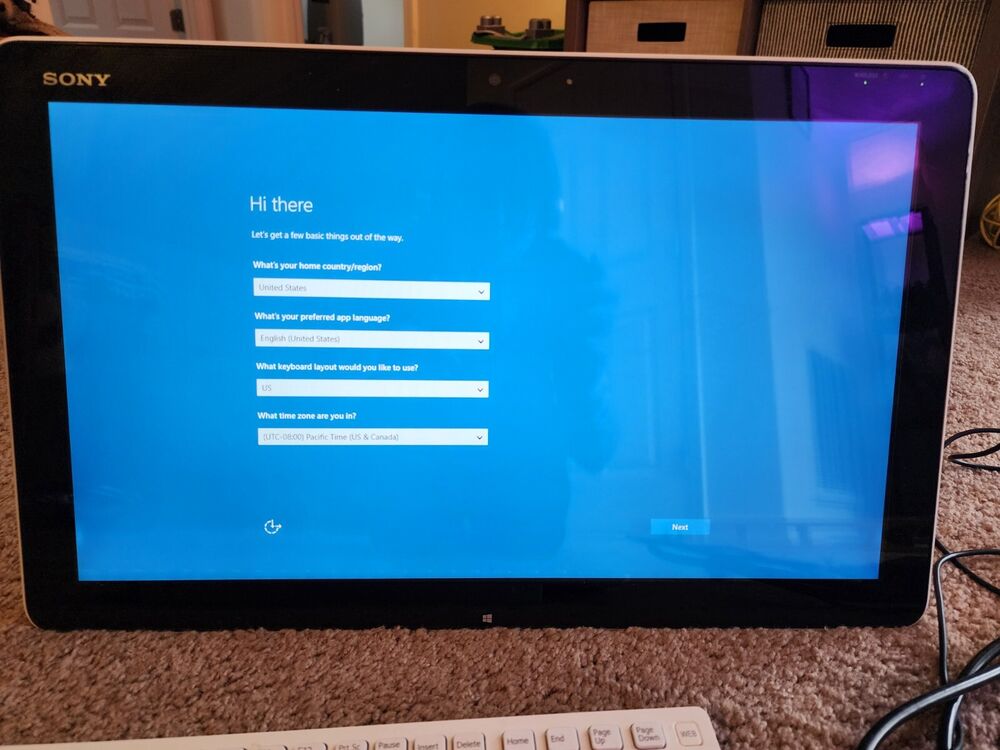 Sony VAIO Tap 20 Touch All-in-One Computer - Sleek Design, Touchscreen Functionality