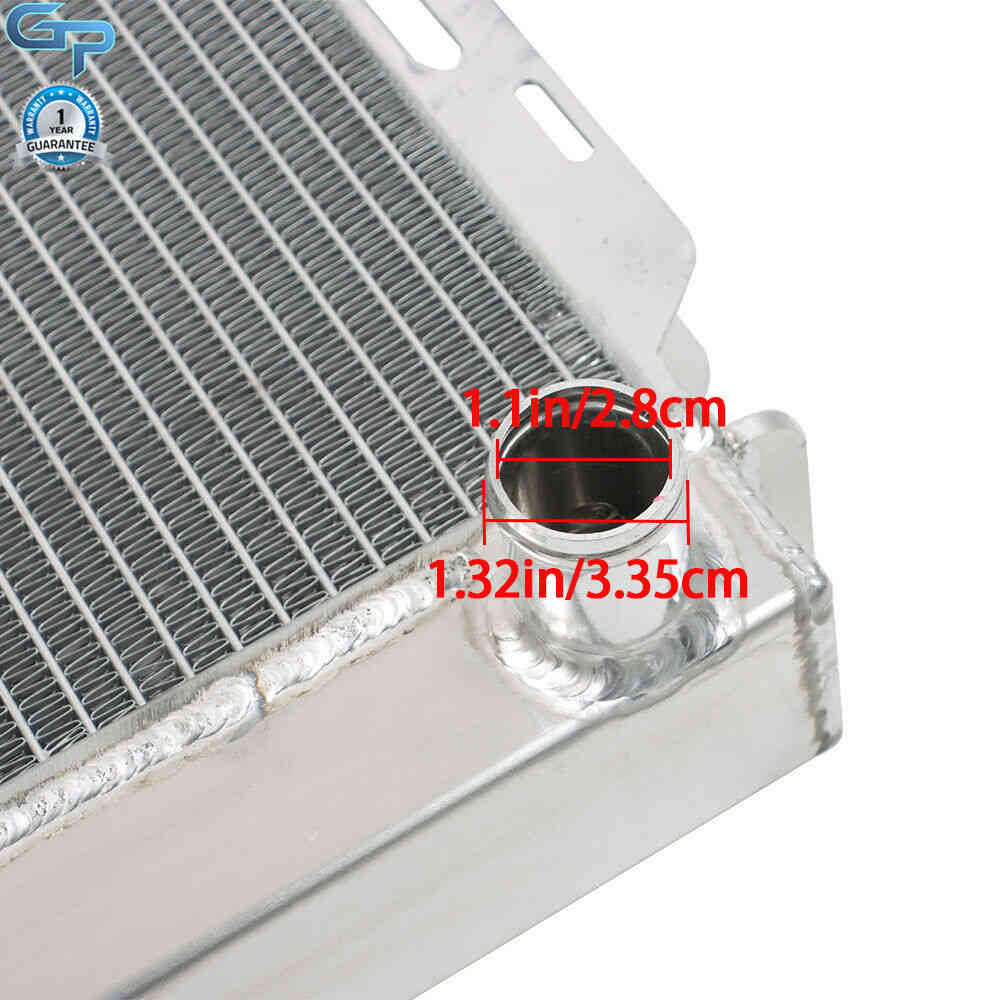 Aluminum 3-Row Racing Radiator for 1979-1993 Ford Mustang GT/LX