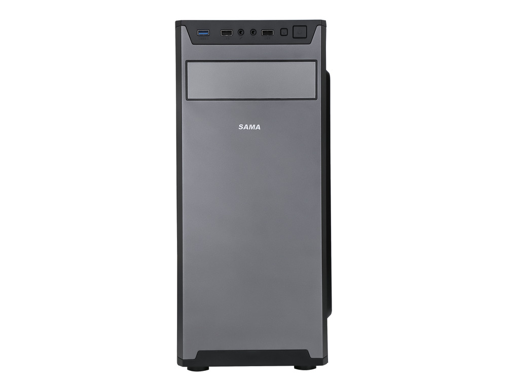 Sama Jazovo Black ATX Mid Tower Gaming PC Case with 3 x120mm Fans and USB 3.0