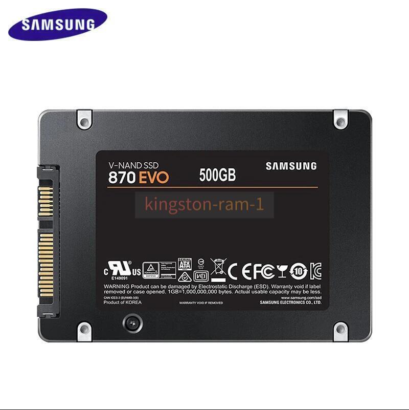 Samsung 2.5 Inch SATA III SSD 870 EVO - High-Capacity Storage Solutions