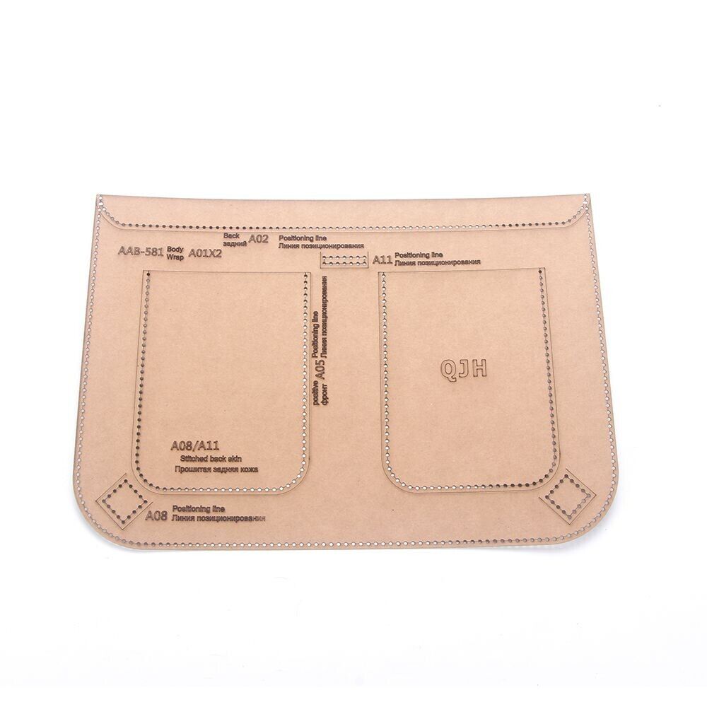 Premium Leather One Shoulder Messenger Bag Pattern