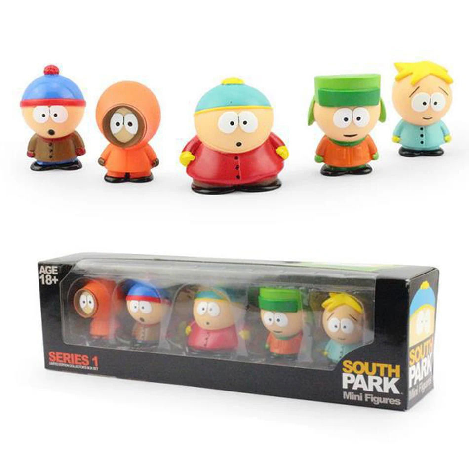6Cm 5PCS Set Southern Park Action Figure Toy
