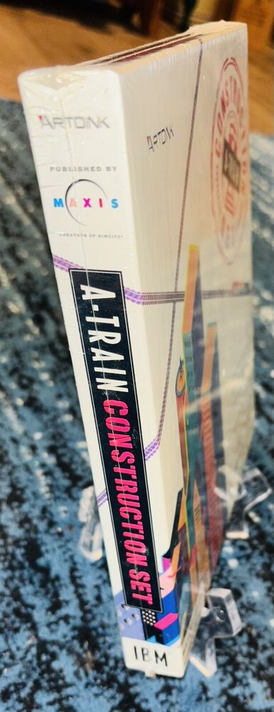 A-TRAIN CONSTRUCTION SET - Vintage Computer Game for IBM