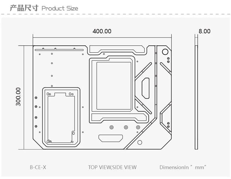 Full Aluminum Open Frame Gaming Computer Case - B-CE-X
