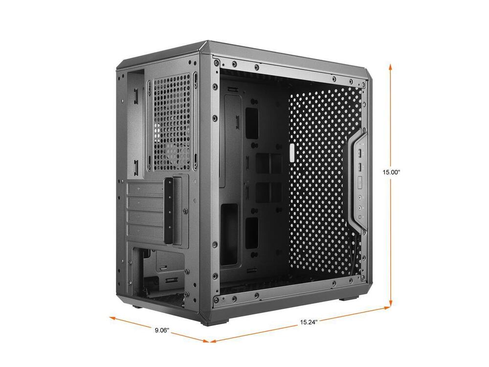 MasterBox Q300L mATX PC Case with Transparent Acrylic and Magnetic Dust Filter