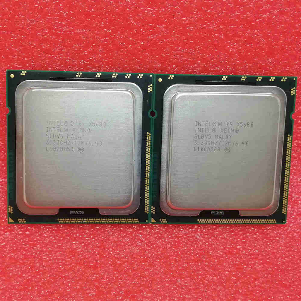 Pair of Xeon X5650-X5690 LGA1366 CPUs