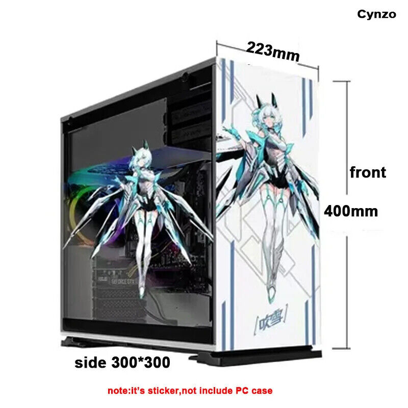 Customizable Anime Themed PC Case Decal