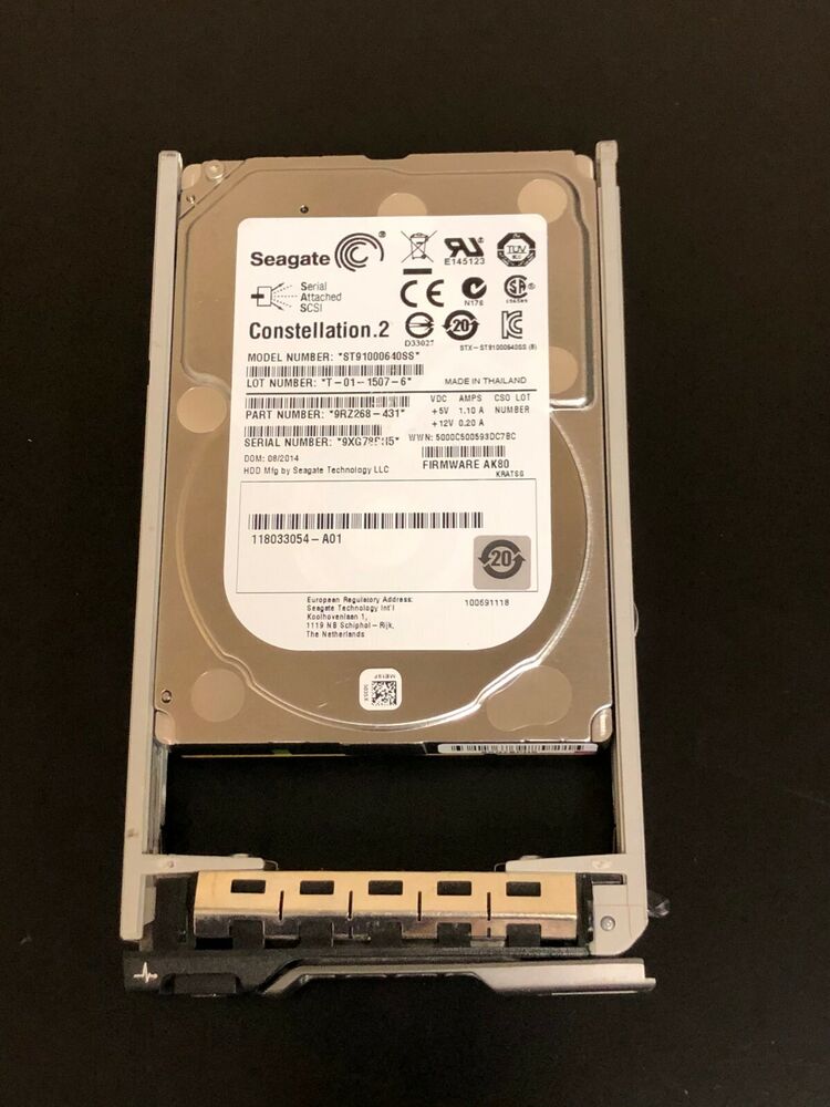 Dell Compatible 1TB 6G SAS Hard Drive with R710 Tray