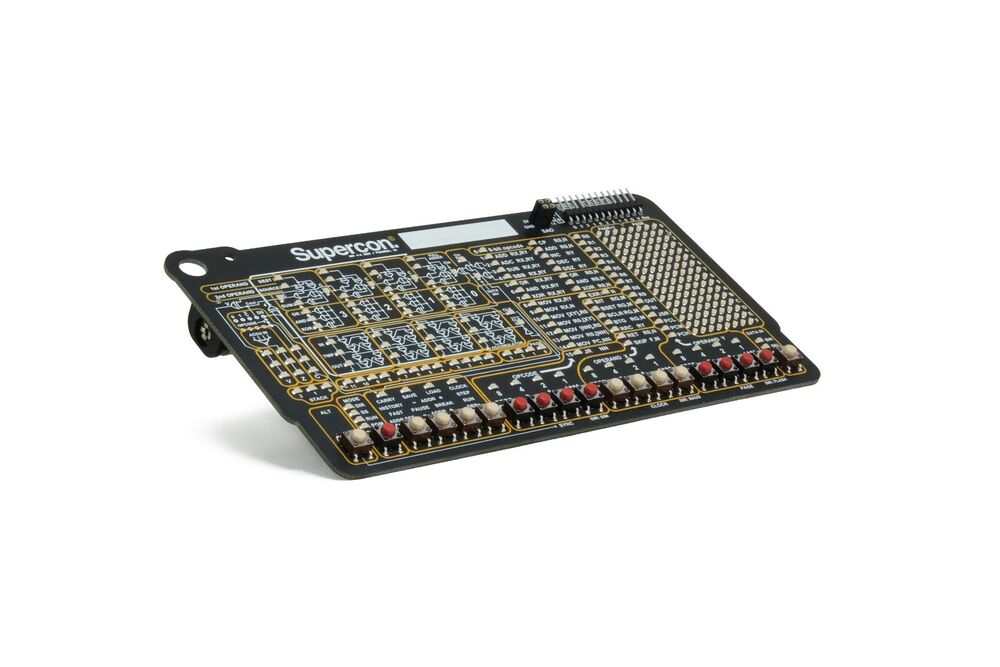 Vintage Supercon 4-Bit Computer with Binary and Assembly Programming