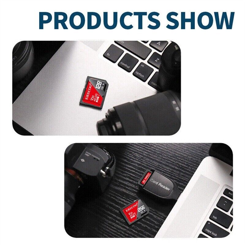 High-Capacity Micro SD Cards with Adapter - 32GB to 1024GB