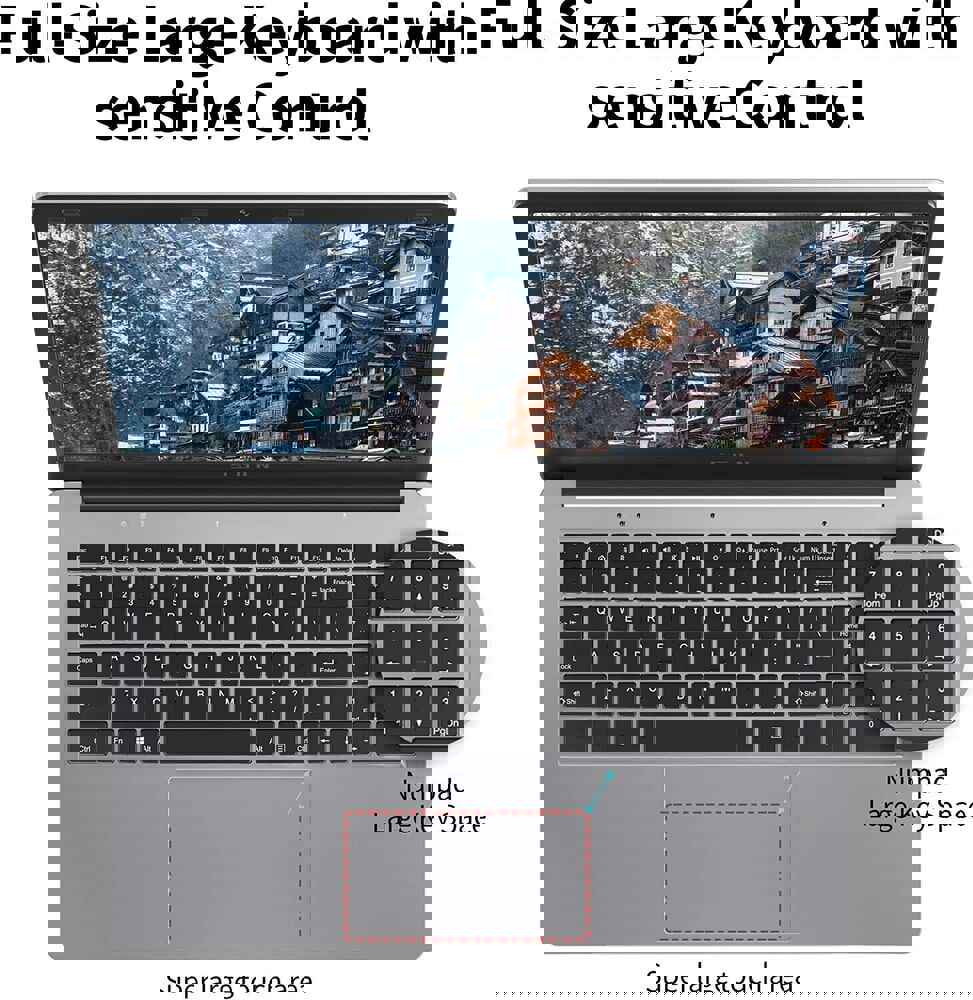 SGIN 15.6 Inch Laptop with 4GB RAM and 128GB SSD