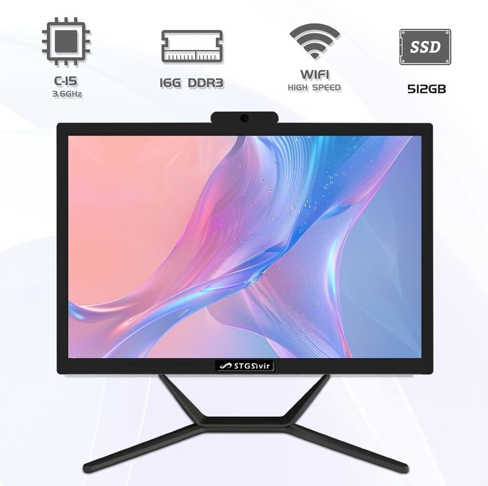 STGSivir All-in-One Computer with 19" LED, Intel Core i5, 512GB SSD, 16GB RAM