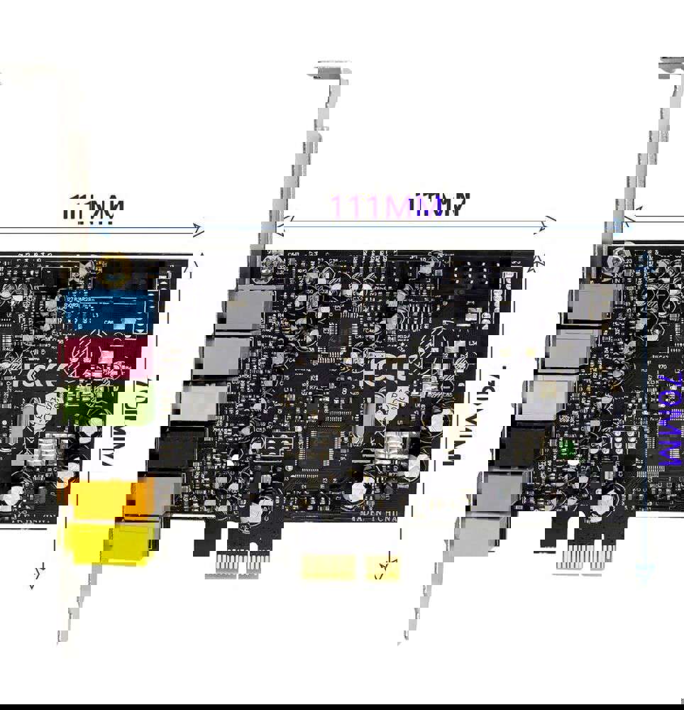 High-Quality PCIe 7.1 Channel Sound Card with CM8828 and CM9882A Chipset
